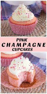 Pink Champagne Cupcakes Recipe Champagne Cupcake Recipes Desserts Cupcake Recipes