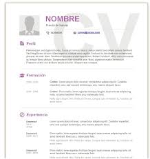 Elabora un cv profesional en minutos. Modelos De Curriculum Vitae En Word Para Completar