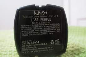 Brands who clearly state that they sell in china are: Nyx Purple Eyeshadow Review Swatches Neon Chipmunk