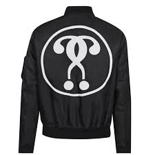 Moschino Men S Question Mark Bomber Jacket Bomber Jackets Midweight Flannels