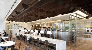 The Restaurant Designed Like A Chocolate Bar Cafe Design Restaurant Design Bar Ceilings