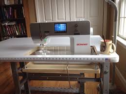 Customer Photo Shown Is Our Sew Perfect Original Table With Our Sew Perfect Folding Extension Sewing Room Inspiration Sewing Sewing Table