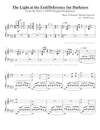In the opening moments of halo 3: Deference For Darkness From Halo 3 Odst For Piano Sheet Music For Piano Solo Musescore Com