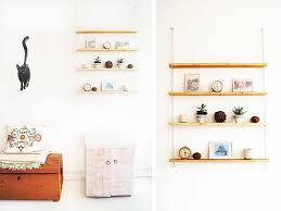 23 Ideas That Can Transform Your House In Just One Day Hanging Rope Shelves Rope Shelves Diy Home Decor Projects