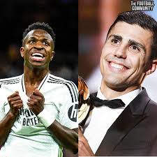 Genuinely shocked at the outrage that Vini Jr didn't win the Ballon d'Or  has caused. Some of you are acting like Rodri isn't fit to lace up his  boots. It's crazy. There