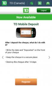 Check spelling or type a new query. Td Canada Trust Mobile Apps Now Allowing Cheque Deposits Laser Cheques Livejournal