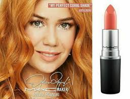 From 2009 to 2011 she hosted mtv home on mtv germany, and since 2011 has hosted various music programmes on viva germany. Mac Satin Lipstick Limited Edition Palinski Maker Palina Rojinski Coral Peach 773602535316 Ebay