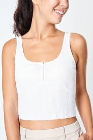 Download Premium Illustration Of Simple White Tank Top Mockup On A Female In 2020 Clothing Mockup Tank Tops White Tank Top