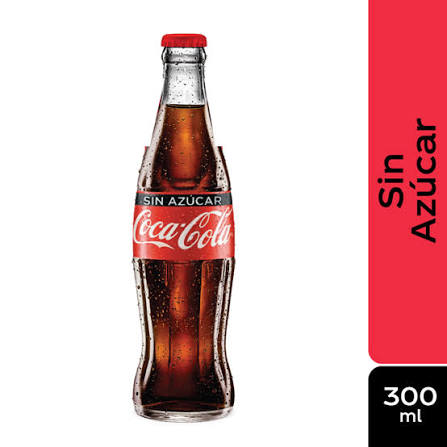 Coca-Cola Sin Azúcar 300ml Vidrio