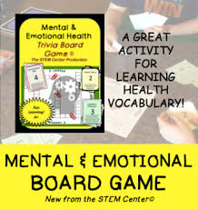 This test is not meant to replace a . Mental And Emotional Health Trivia Board Game By The Stem Center