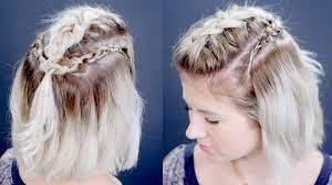 How To Dutch Viking Braids Short Hairstyle Milabu Schulterlange Haare Flechten Frisuren Kurze Haare Flechten Schulterlange Haare Flechtfrisuren