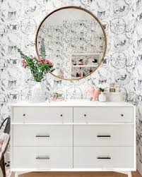 Only the best from the web. Round Mirror And White Dresser In Contemporary Animal Themed Nursery Hgtv