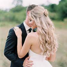 Pin them together in the back of your head, and you're done. 23 Stunning Half Up Half Down Wedding Hairstyles