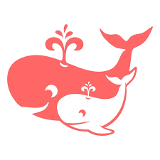 Download Mother And Baby Whale Cuttable Design