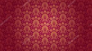 red gold seamless fl pattern