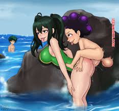 🍓 Порно комикс Академия. Летнее веселье. Tsuyus Summer Fun секс комикс на  пляже со 🍓 | Порно комиксы | porn-comix.com