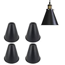 Stglighting 4 Pack 7 5 Industrial Vintage Metal Bulb Guard Iron Cone