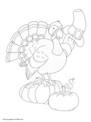 Thanksgiving Coloring Pages Free Printable Pictures 70