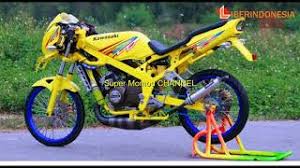 Bahkan warna serupa, meski tak persis sama juga ada di model bebek kawasaki yang sudah setop dijual semisal blitz dan athlete. Modifikasi Gambar Modifikasi Ninja R Warna Putih Keren Youtube