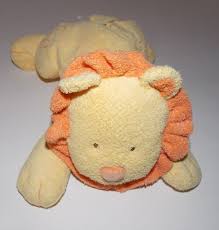 Carters Child Of Mine Yellow Orange Plush Lion Lovey Security Baby Toy 10 Carterschildofmine Elephant Plush Floppy Stuffed Animals Baby Toys