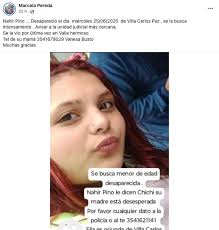 Nahir se negó a quedarse en casa a estudiar, escapó y no regresó; aterrador  mensaje es la única pista: “Espera má”