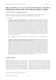 Jun 05, 2021 · jadual penuh perlawanan fifa world cup russia 2018 waktu malaysia. Pdf Kiln Drying Of Acacia Mangium Wood Colour Shrinkage Warp Split And Check In Dried Lumber