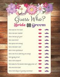 Guess Who Bridal Shower Games Rustic Shower Games Purple Etsy Printable Bridal Shower Games Bridal Shower Games Wedding Shower Games
