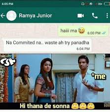 The little red block junior is incredibly energetic. Senior Boys And Junior Girls Whatsapp Chat Meme Tamil Memes