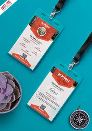 Free Office Identity Card Psd Psdfreebies Com Employees Card Modern Business Cards Design Identity Card Design