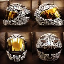 Black And White Motorcycle Helmet Helmet Black And White Design Custom Motorcycle Helmet By Brandon Stieg Salvageartgarden Motorcycle Helmets Custom Motorcycle Helmet White Motorcycle Helmet