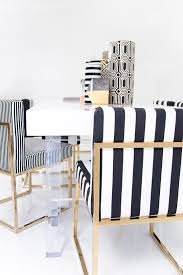 007 Dining Chair In Black And White Stripes Striped Dining Chairs Black And White Dining Room White Dining Room