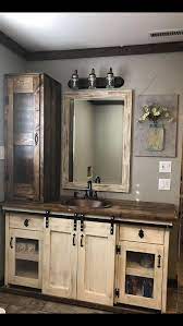 This list of 36 gorgeous farmhouse bathroom design ideas can help. 31 Impressive Diy Rustic Farmhouse Bathroom Vanity Ideas Rustic Bathroom Vanities Rustic Bathrooms Do It Yourself Bathrooms