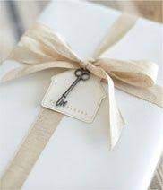 House Tag Key Via Potterybarn Gifts Beautiful Gift Wrapping Gift Wrapping