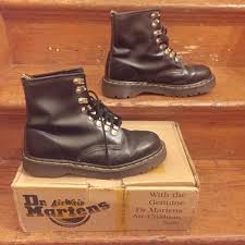 Deals up to 75% off along with free shipping above $50 on shoes, boots, sneakers, and sandals at shoes.com. Work Combat Boots 90s Vintage Dr Martens Boots Silver Tunnel Hook Eyelet 8 Up Lace Up Platform Black Leather Shoes Docs 8217 Made In England Uk 4 Us 6 Shoes