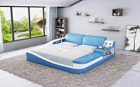 A king bedroom set is the perfect addition to any room filling a space with classic luxurious style. Smart Led Bedroom Set Furniture Modern King Size Leather Beds China Bed King Size Bed Made In China Com