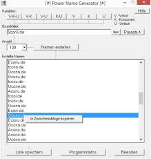 Begriffe aus verschiedenen kategorien in einer liste. Zufallsgenerator Worter