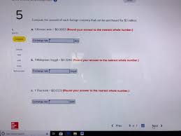 1.00 malaysian ringgit = 7.56 23405 thai baht. Solved 5 Compute The Amount Of Each Foreign Currency That Chegg Com