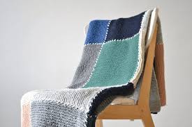 Choose from 100s of knitting patterns to download and make today. Block Blanket Knitting Pattern Your First Knit Afghan Knitting With Chopsticks