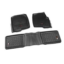 Rugged Ridge Floor Liner Set 3 Piece Black 2004 2008 Ford F150 82989 20 The Home Depot Ford F150 Floor Liners Rugged Ridge