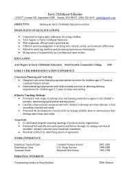 It shows you how each section of the resume is approached and what to include. Early Childhood Educator Resume Samples Resumesdesign Teacher Resume Examples Preschool Teacher Resume Education Resume