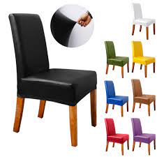 You'll receive email and feed alerts when new items arrive. Protector Chair Covers Spandex Chair Cover Stretch Slipcover Waterproof Chair Cover Dining Pu Leather Chair Covers Kitchen D30 Chair Cover Aliexpress