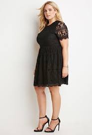 Eyelash Lace Fit Flare Dress Plus Size Outfits Fit And Flare Dress Dresses