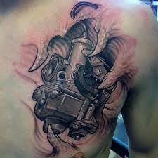 Northern auto parts warehouse, sioux city. Realism Style Very Detailed Car Part Tattoo On Chest Tattooimages Biz