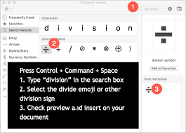 On microsoft word documents, you can type 00f7 and press alt + x keys together to make a division sign. Division Sign Keyboard Shortcuts For Mac And Windows Webnots