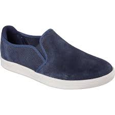 Men S Mark Nason Skechers Knoxville Slip On Navy Casual Skechers Mens Shoes Mens Slip On Shoes Fashionable Snow Boots
