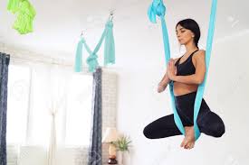 Find & download the most popular butterfly pose vectors on freepik free for commercial use high quality images made for creative projects. Full Length Of Fit Young Woman Doing Antigravity Yoga Exercises Stock Photo Picture And Royalty Free Image Image 112610168