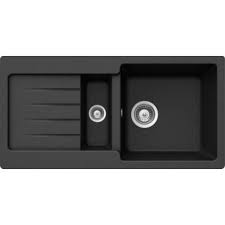 Pyramis Spule Zako 86x43 5 1 1 2b 1d Nero Spulen Kuche Bad Kuche Granit Unterschrank Kuchen Zubehor