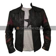 Captain America Avengers End Game Black Leather Jacket Lm Jackets Captain America Jacket Stylish Jackets Black Leather Jacket