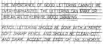 All other parts of the letters drawn freehand. 2