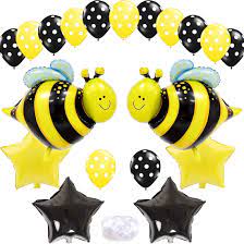 Sweet as can bee banner. Kreatwow Honey Bee Themed Bumblebee Balloons Decoration Supplies Multicolour Amazon In Toys Games